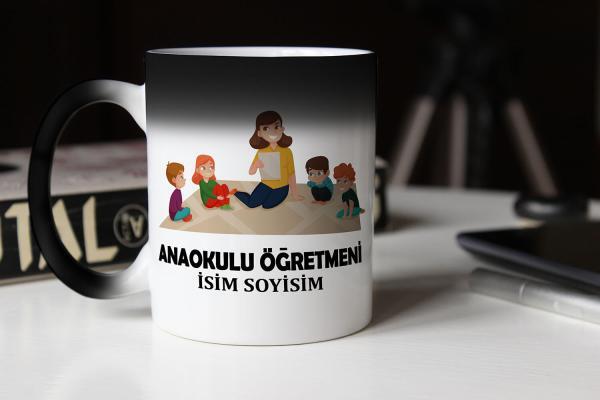 Kişiye Özel Ana Sınıfı Öğretmeni Sihirli Kupa