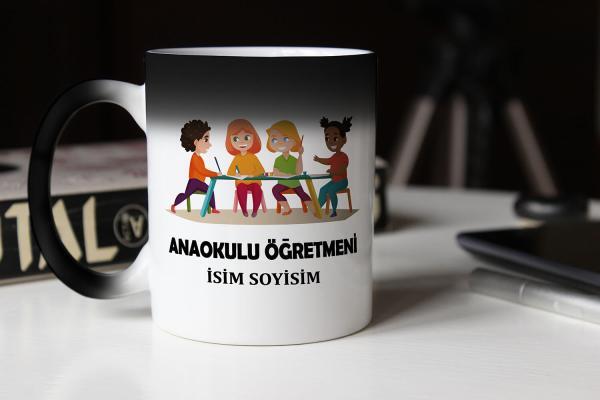 Kişiye Özel Ana Sınıfı Öğretmeni Sihirli Kupa