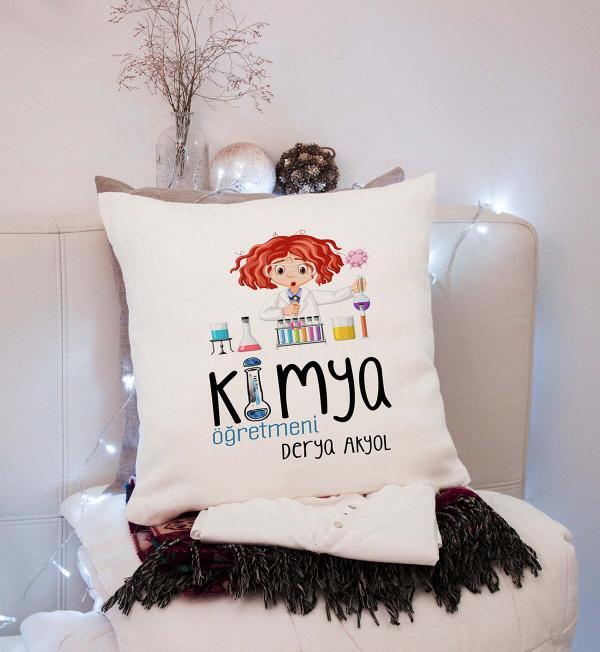Kimya öğretmeni yastık