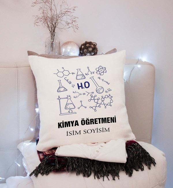 Kimya öğretmeni yastık