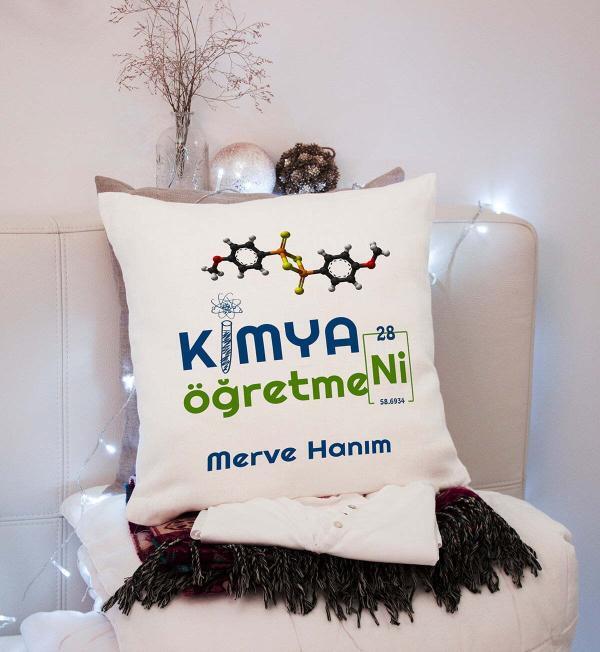 Kimya öğretmeni yastık