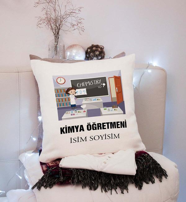 Kimya öğretmeni yastık