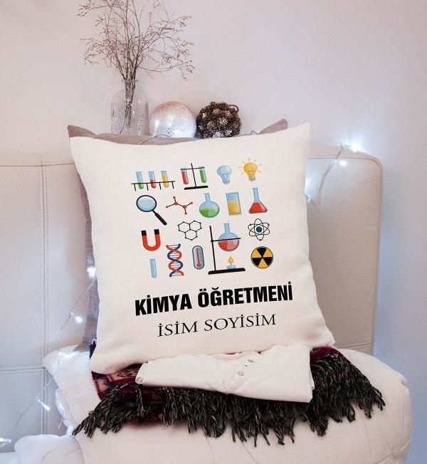 Kimya öğretmeni yastık