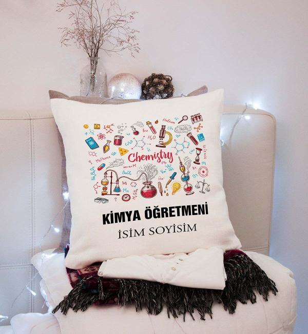 Kimya öğretmeni yastık