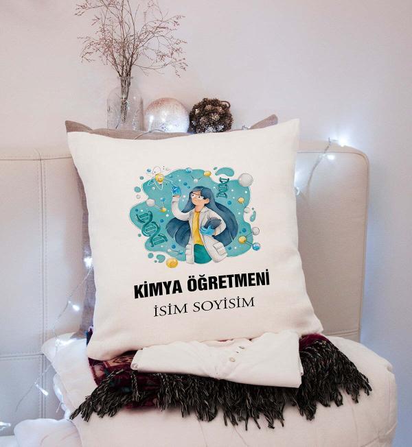 Kimya öğretmeni yastık