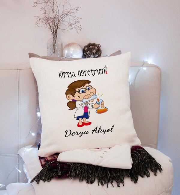 Kimya öğretmeni yastık