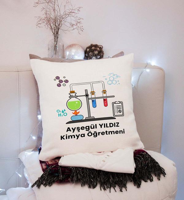 Kimya öğretmeni yastık