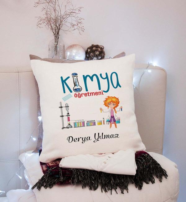 Kimya öğretmeni yastık