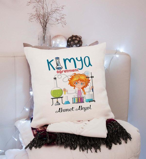 Kimya öğretmeni yastık