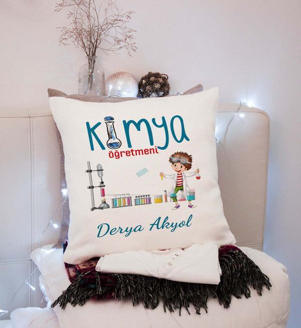 Kimya öğretmeni yastık