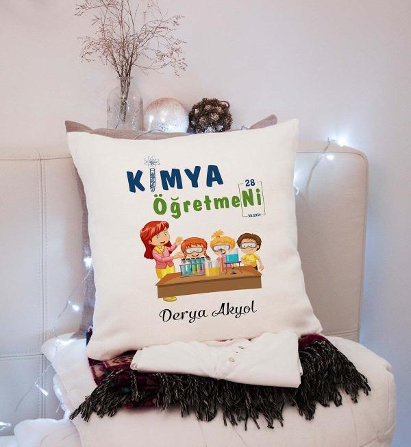 Kimya öğretmeni yastık