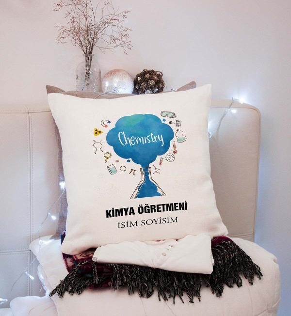 Kimya öğretmeni yastık