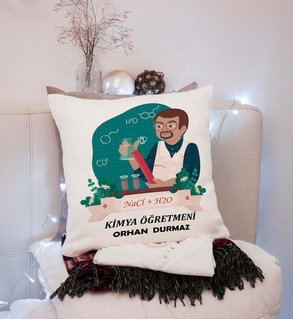 Kimya öğretmeni yastık