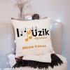 Müzik Öğretmeni Tasarımlı Yastık