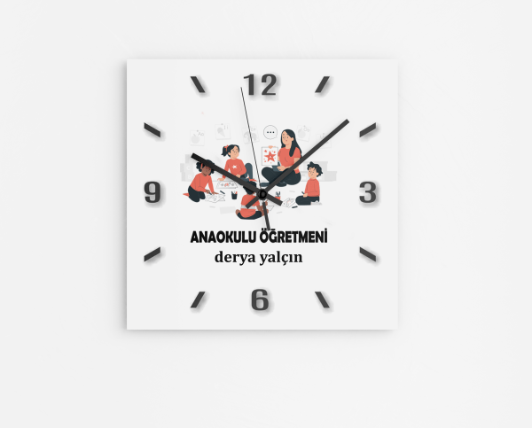 Kişiye Özel Anaokulu Öğretmenine Hediye