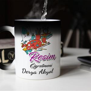 Kişiye Özel Resim Öğretmeni Sihirli Kupa