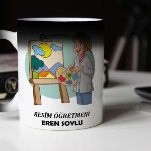 Kişiye Özel Resim Öğretmeni Sihirli Kupa
