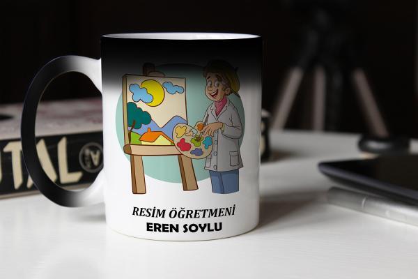 Kişiye Özel Resim Öğretmeni Sihirli Kupa