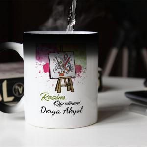 Kişiye Özel Resim Öğretmeni Sihirli Kupa