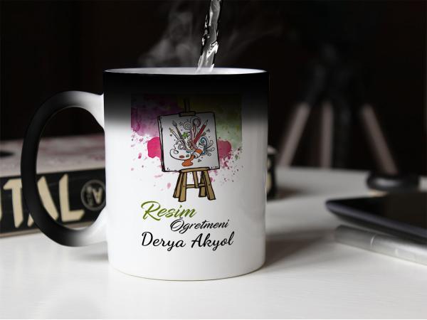 Kişiye Özel Resim Öğretmeni Sihirli Kupa