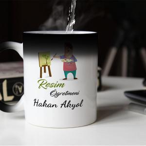 Kişiye Özel Resim Öğretmeni Sihirli Kupa