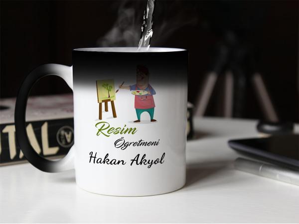Kişiye Özel Resim Öğretmeni Sihirli Kupa