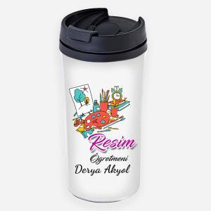 Kişiye Özel Resimli Öğretmen Termosu