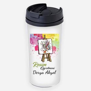 Kişiye Özel Resimli Öğretmen Termosu