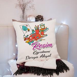 Resim Öğretmeni Yastık