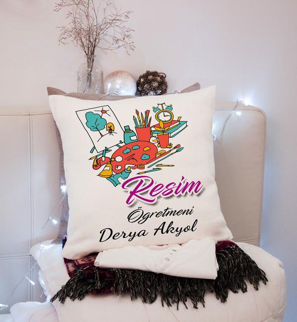 Resim Öğretmeni Yastık