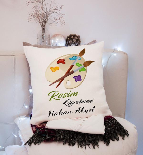 Resim Öğretmeni Yastık