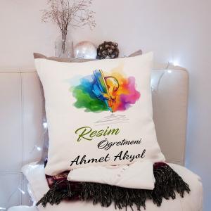 Resim Öğretmeni Yastık