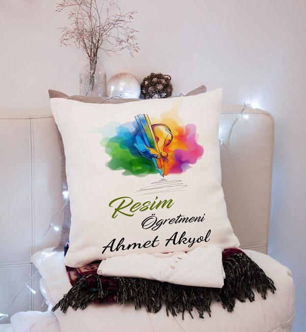 Resim Öğretmeni Yastık