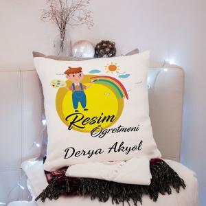 Resim Öğretmeni Yastık