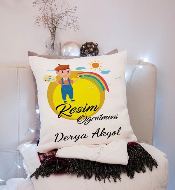 Resim Öğretmeni Yastık