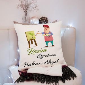 Resim Öğretmeni Yastık