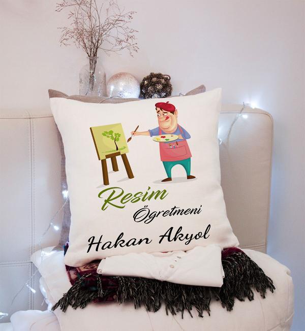 Resim Öğretmeni Yastık