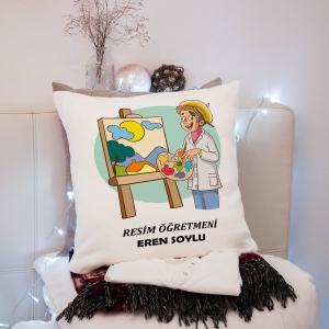 Resim Öğretmeni Yastık