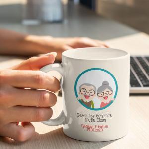 Sevgililer Günü Tasarımlı Kupa