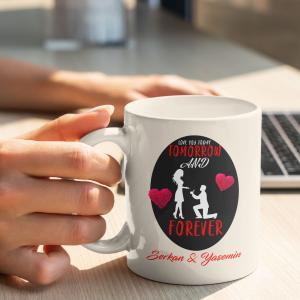 Sevgililer Günü Tasarımlı Kupa