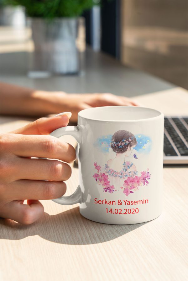 Sevgililer Günü Tasarımlı Kupa