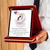 Sevgililer Günü Tasarımlı Plaket
