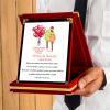 Sevgililer Günü Tasarımlı Plaket