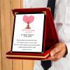 Sevgililer Günü Tasarımlı Plaket