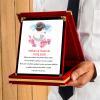 Sevgililer Günü Tasarımlı Plaket