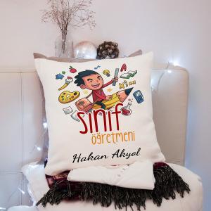 Kişiye Özel Sınıf Öğretmeni Yastık