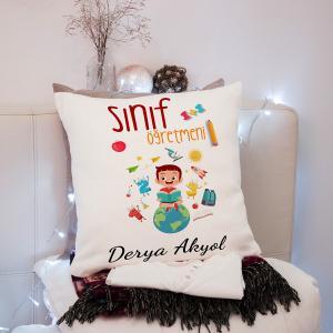 Kişiye Özel Sınıf Öğretmeni Yastık