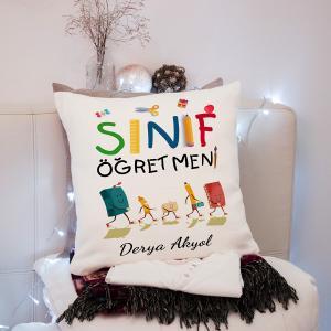 Kişiye Özel Sınıf Öğretmeni Yastık