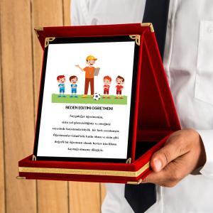 Kişiye Özel Spor Öğretmeni Plaketi