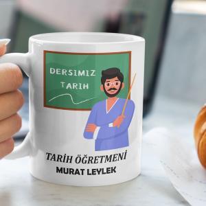 Tarih Öğretmeni Tasarımlı Kupa